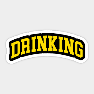 Drinking Sticker